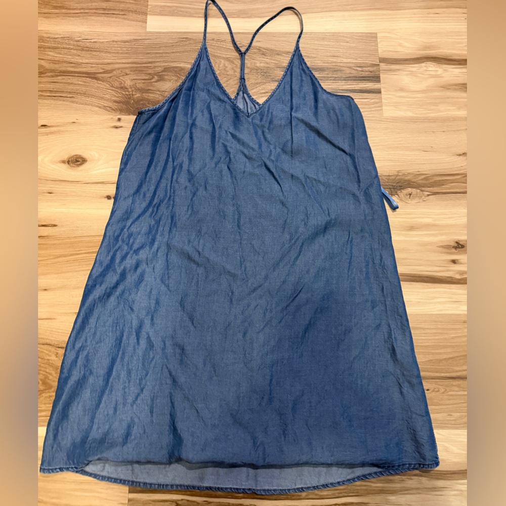 1250C Tencel Blue Sleeveless tank